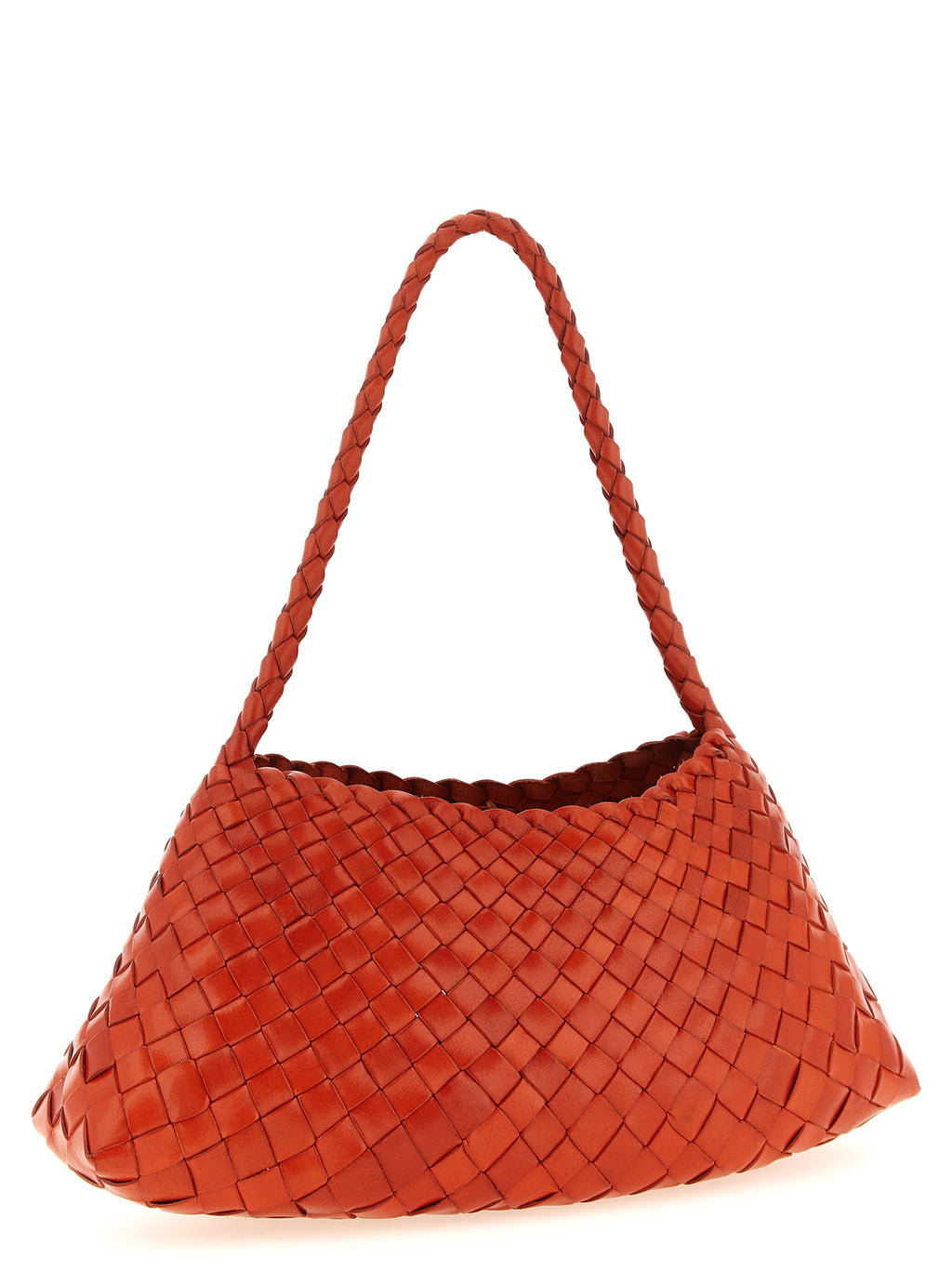 Bolso de Hombro Dragon Diffusion de Piel de Becerro Naranja