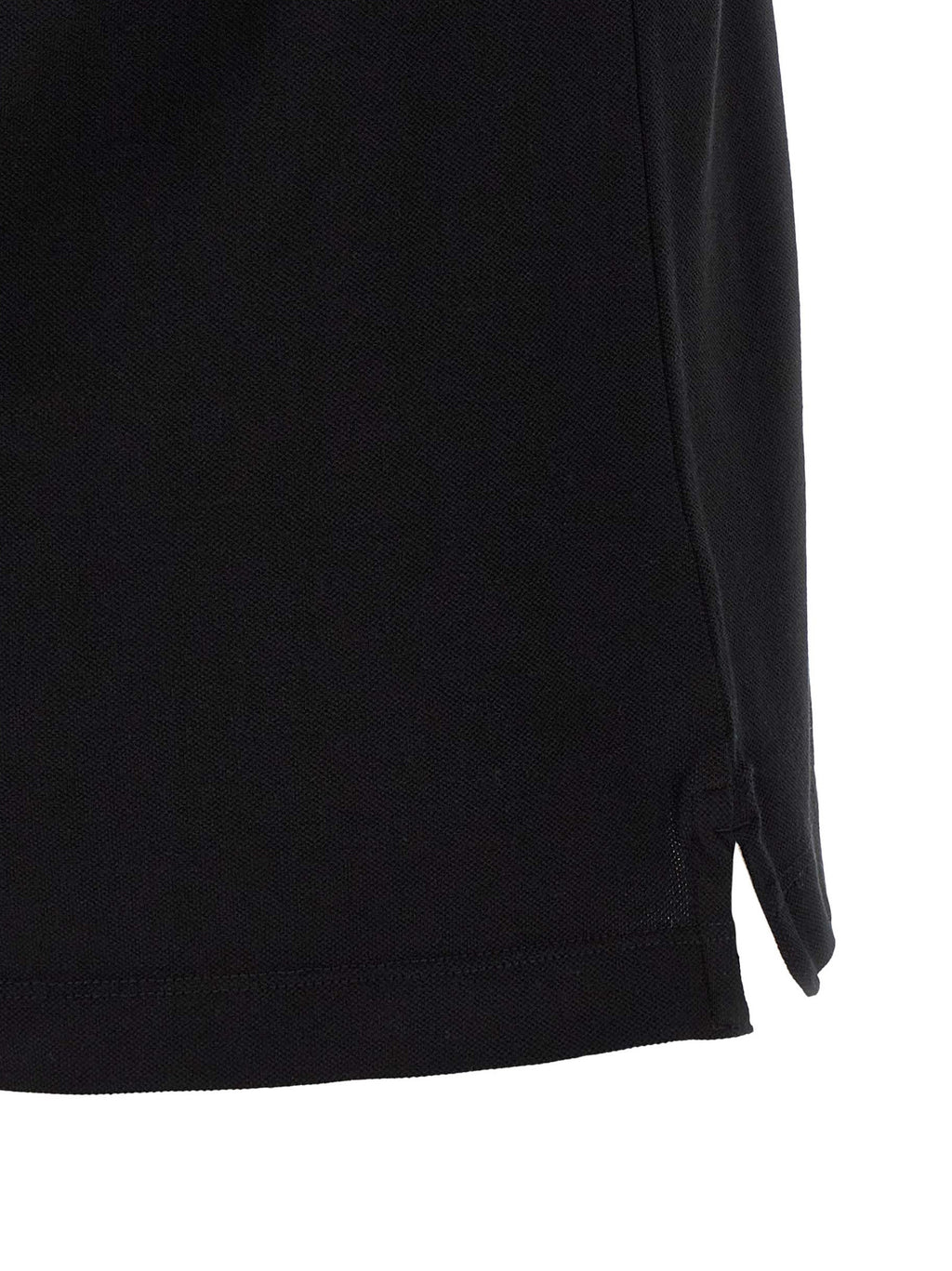 Polo de Algodón Negro Stone Island