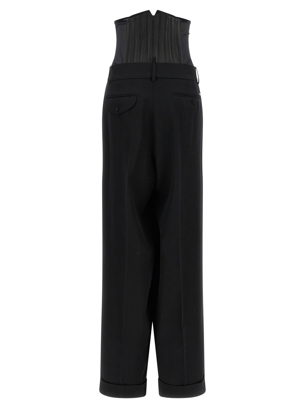 Dsquared² Black Wool Dress Pants