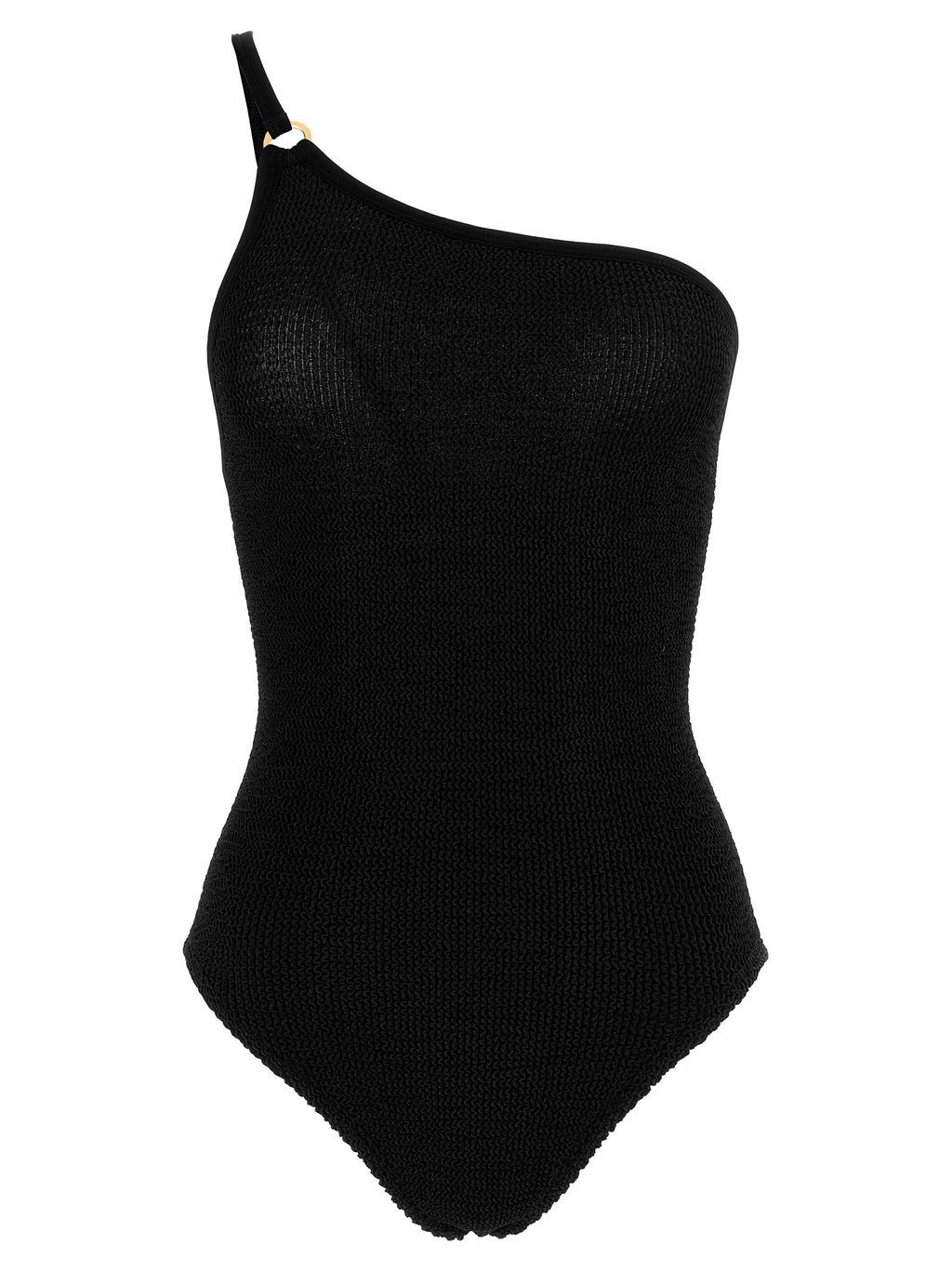 Traje de baño de una pieza de poliamida negra Hunza G
