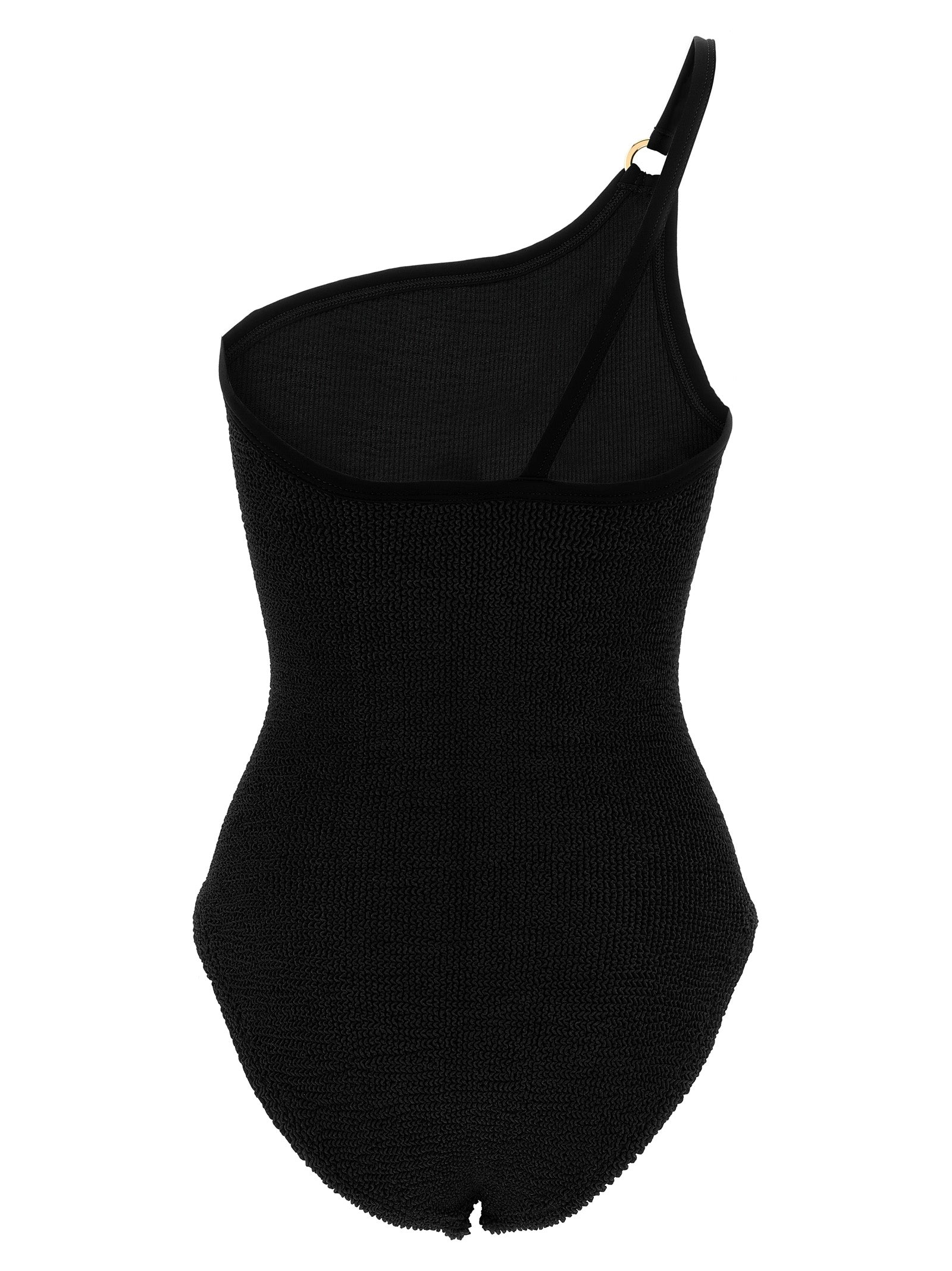 Traje de baño de una pieza de poliamida negra Hunza G