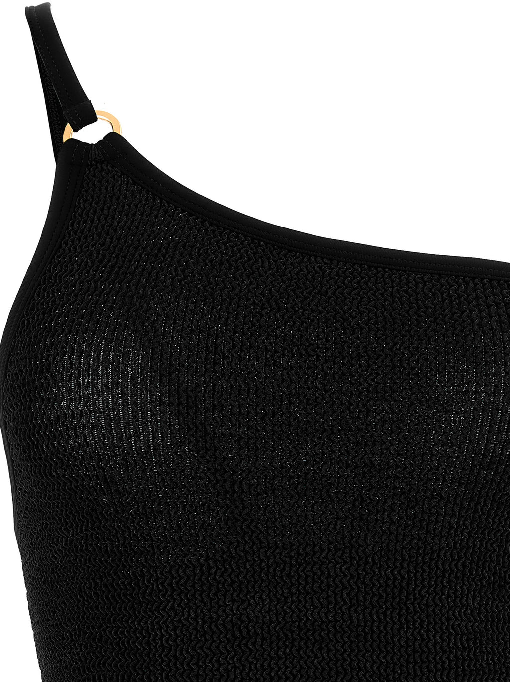 Traje de baño de una pieza de poliamida negra Hunza G