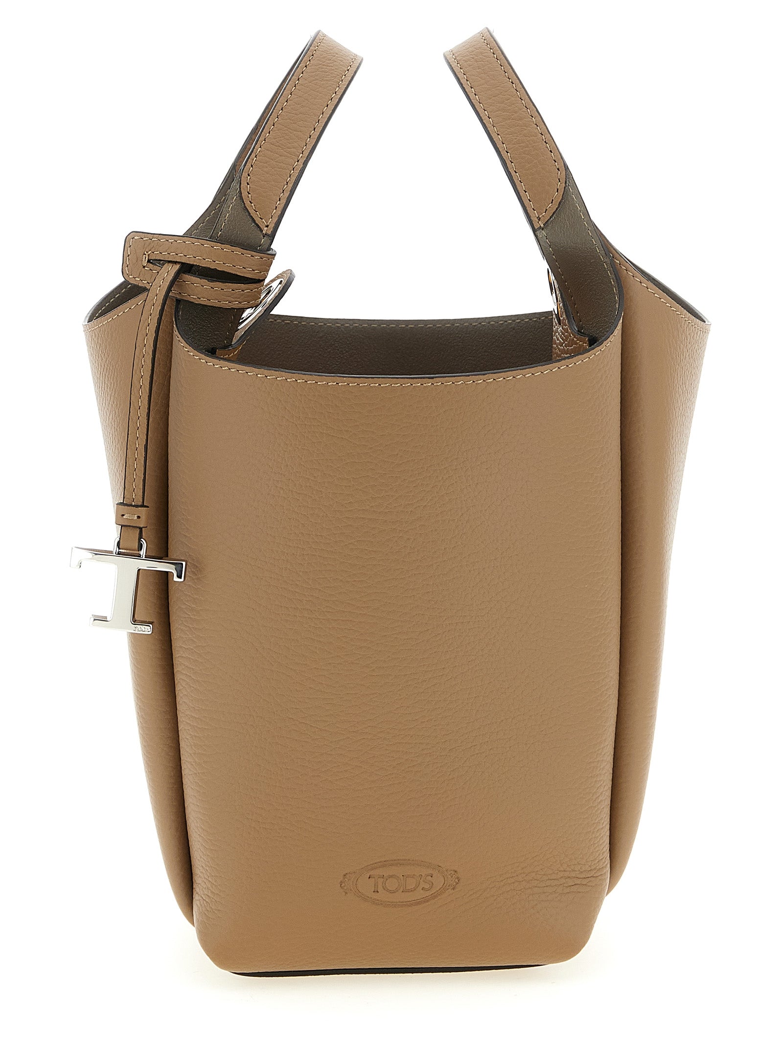 Bolso de mano Tod's de piel de becerro marrón