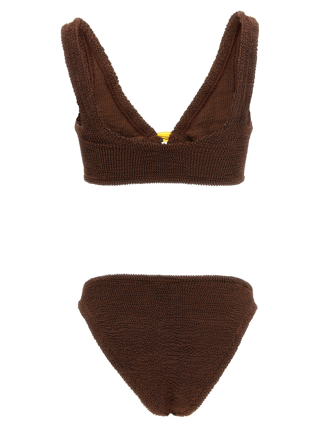 Bikini de poliamida marrón de Hunza G