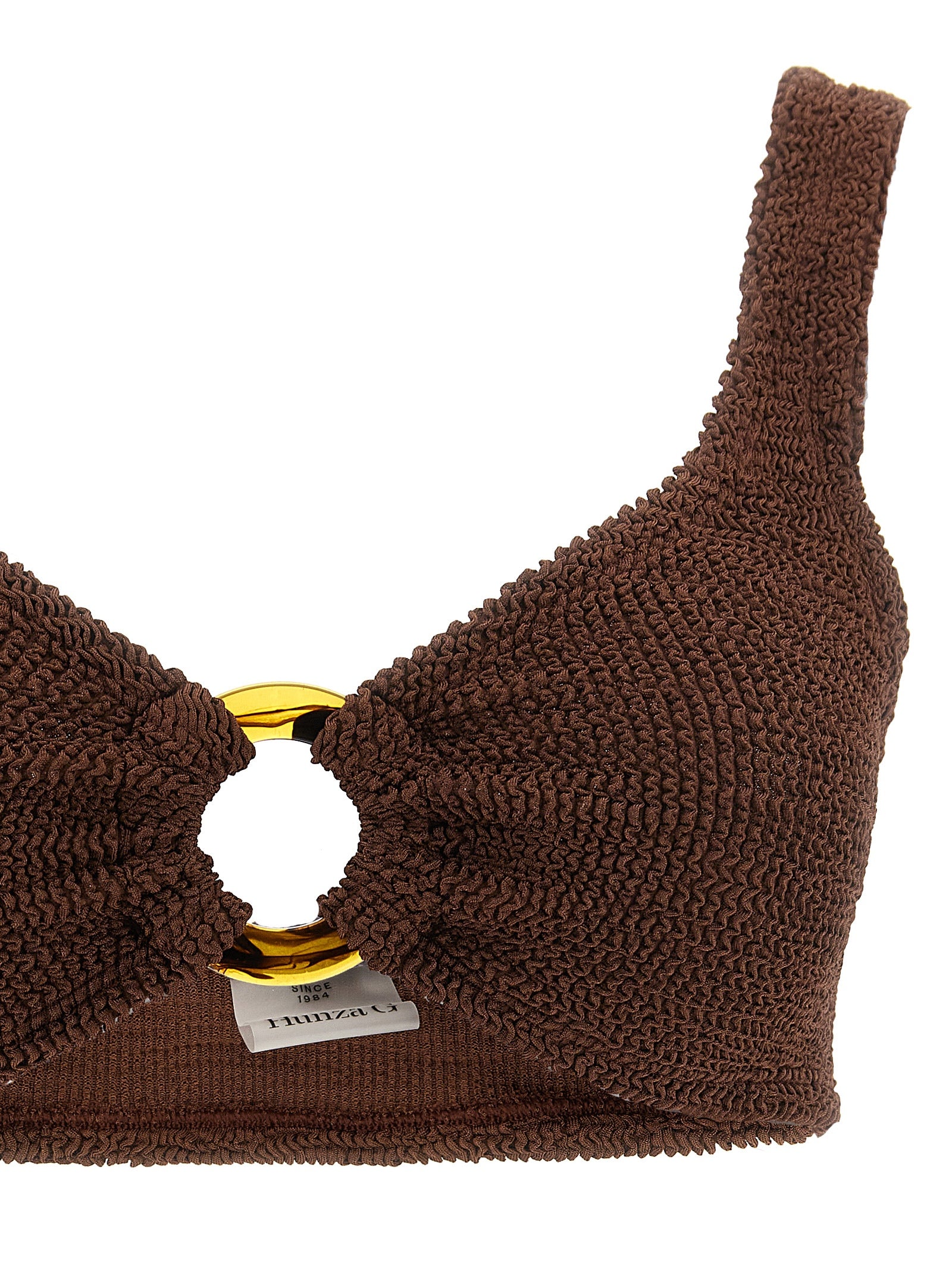 Bikini de poliamida marrón de Hunza G