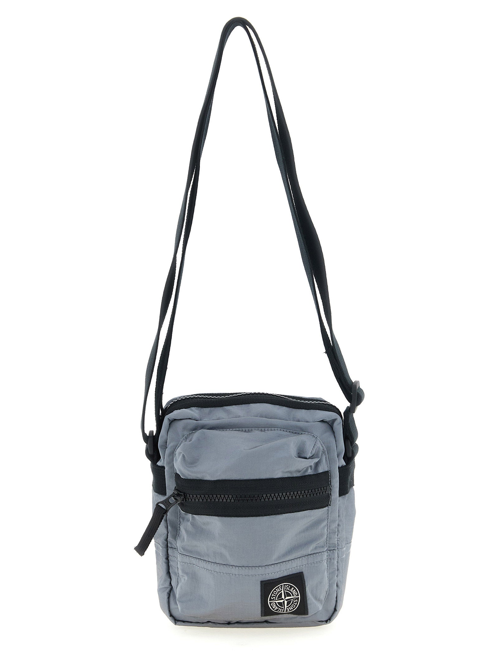 Bolso cruzado Stone Island de poliamida gris