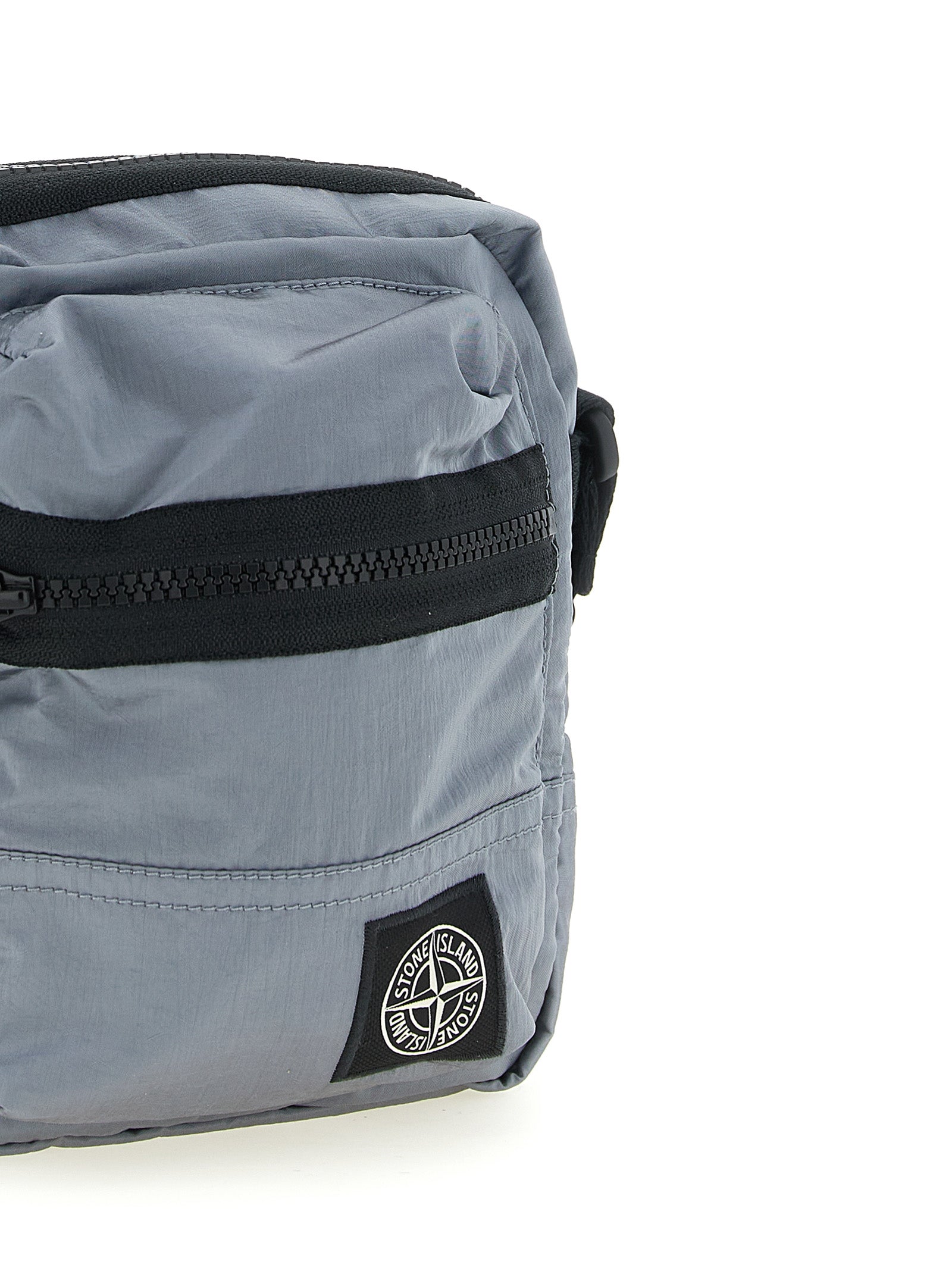 Bolso cruzado Stone Island de poliamida gris