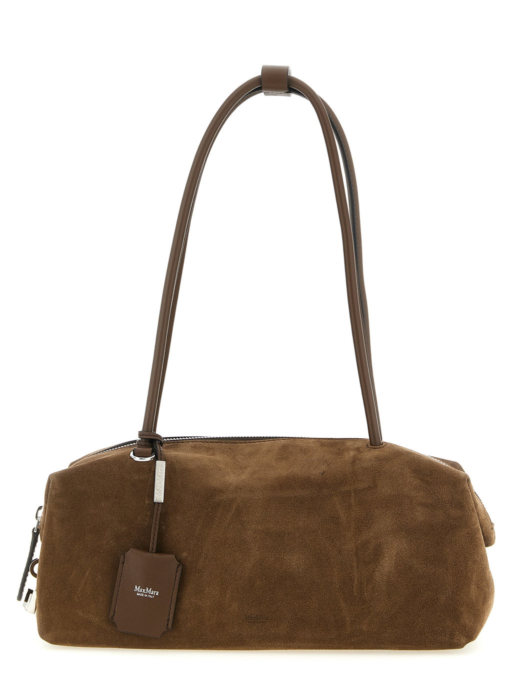 Bandolera Max Mara de piel de becerro marrón