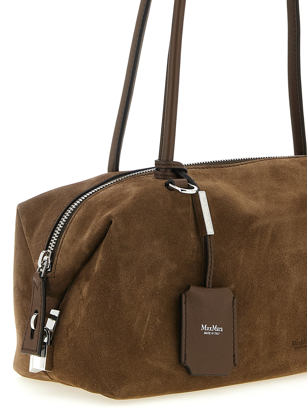 Bandolera Max Mara de piel de becerro marrón