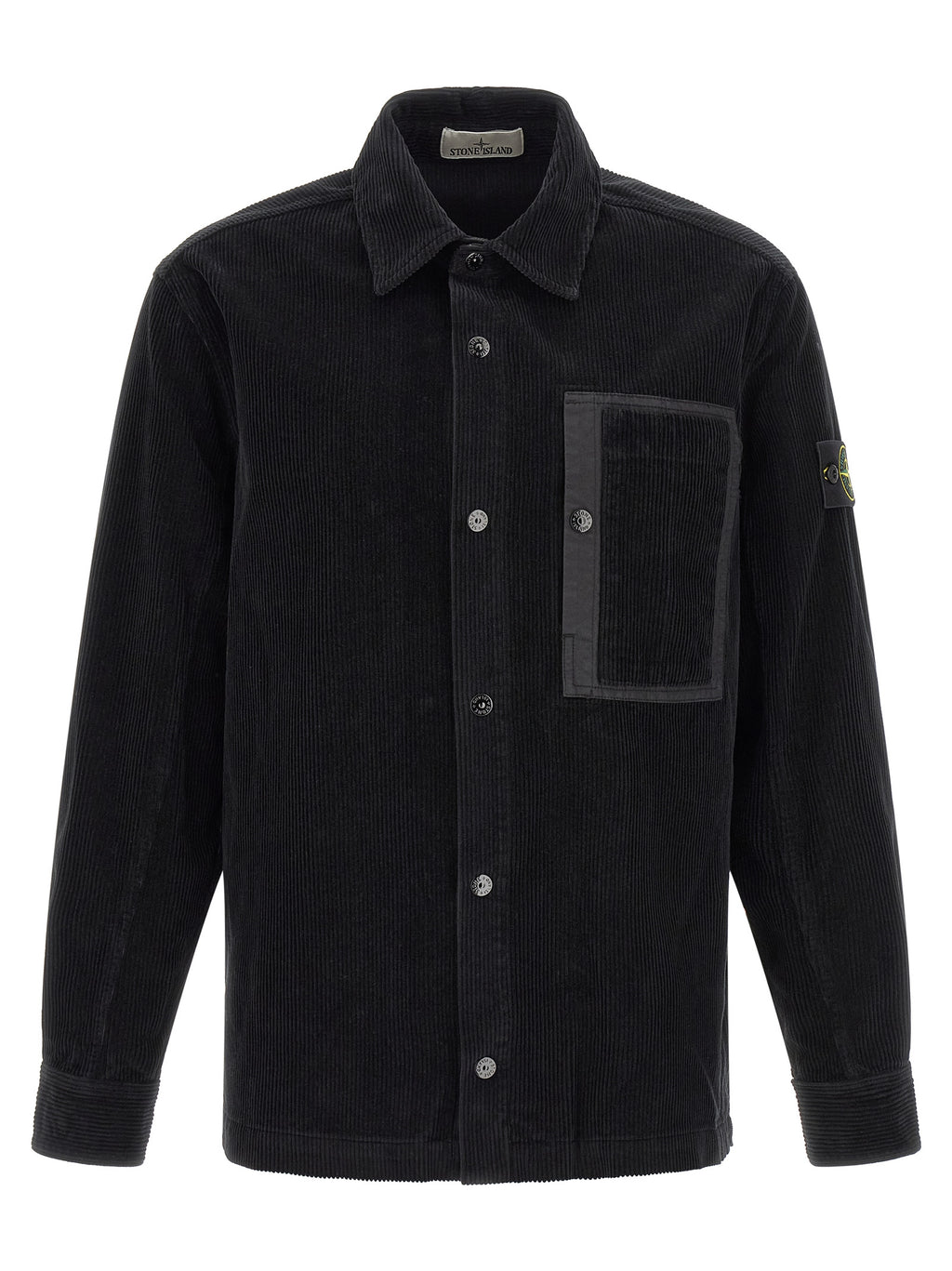 Blusa Stone Island de algodón negro