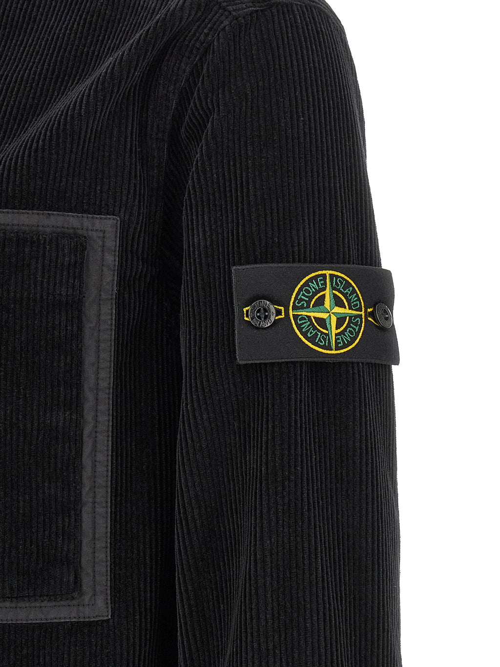 Blusa Stone Island de algodón negro