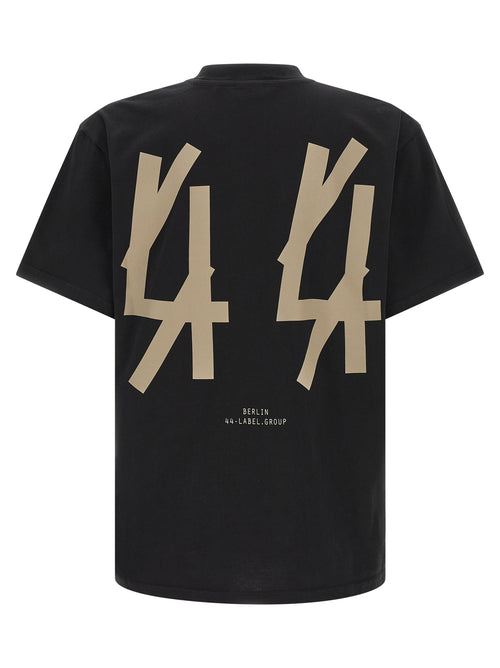 44 Label Group Ropa deportiva de algodón negro