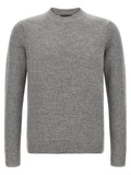 ZANONE Gray Virgin Wool Cardigan