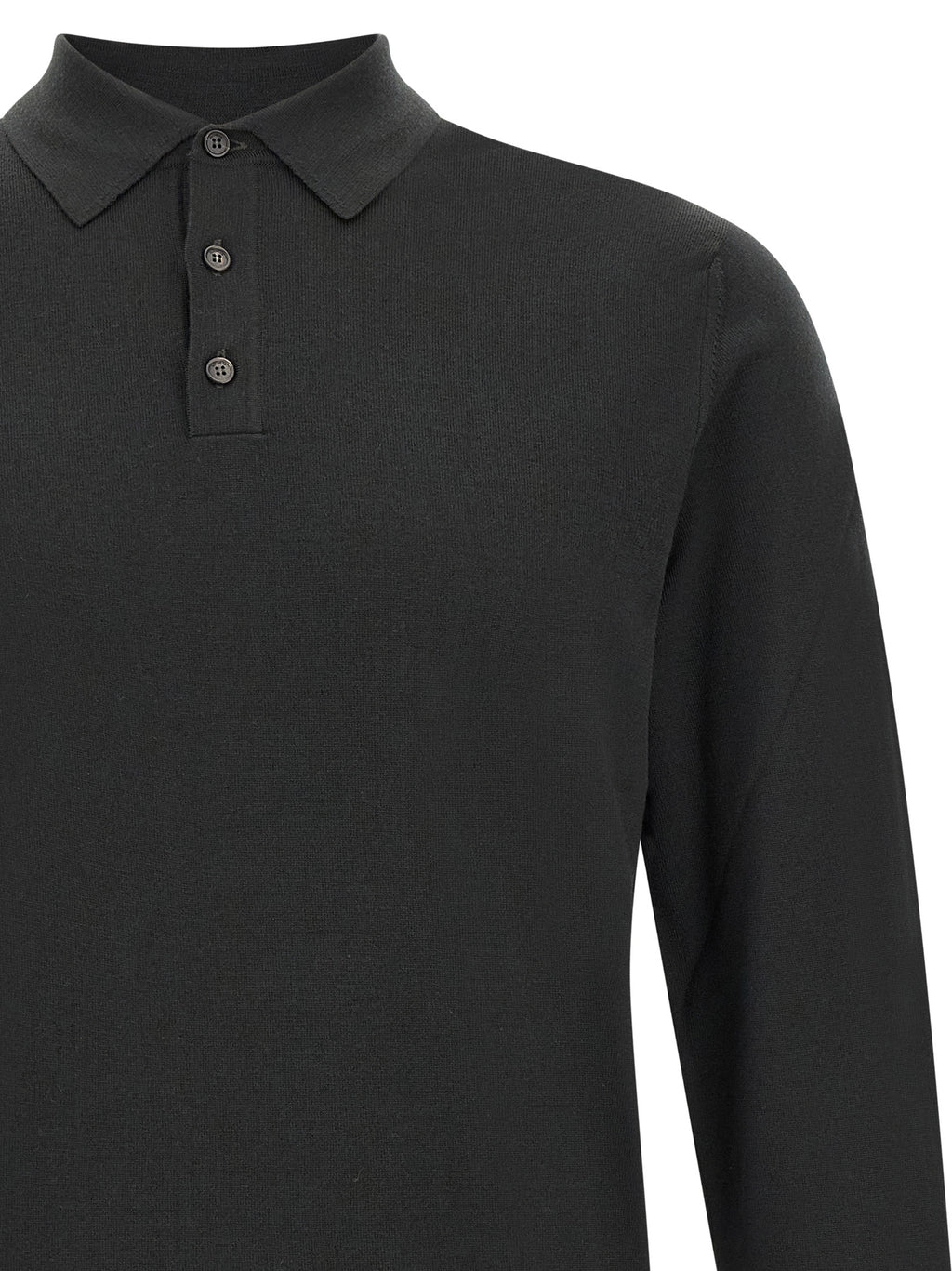 ZANONE Bicolor Virgin Wool Polo Shirt