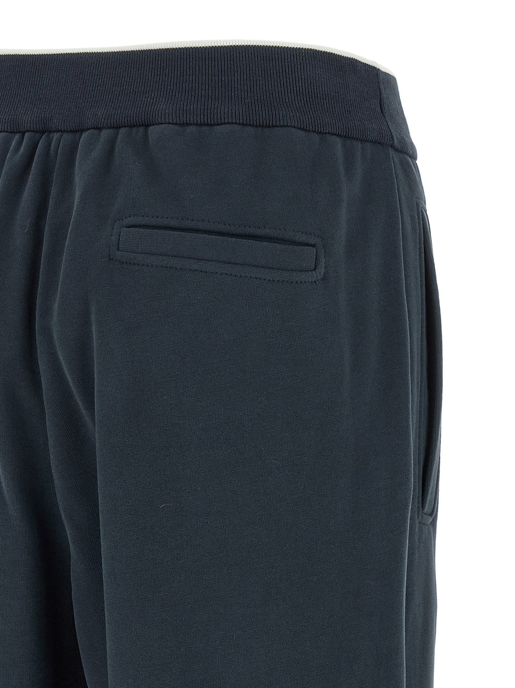 Brunello Cucinelli Joggers de algodón azules (Pantalones de entrenamiento)