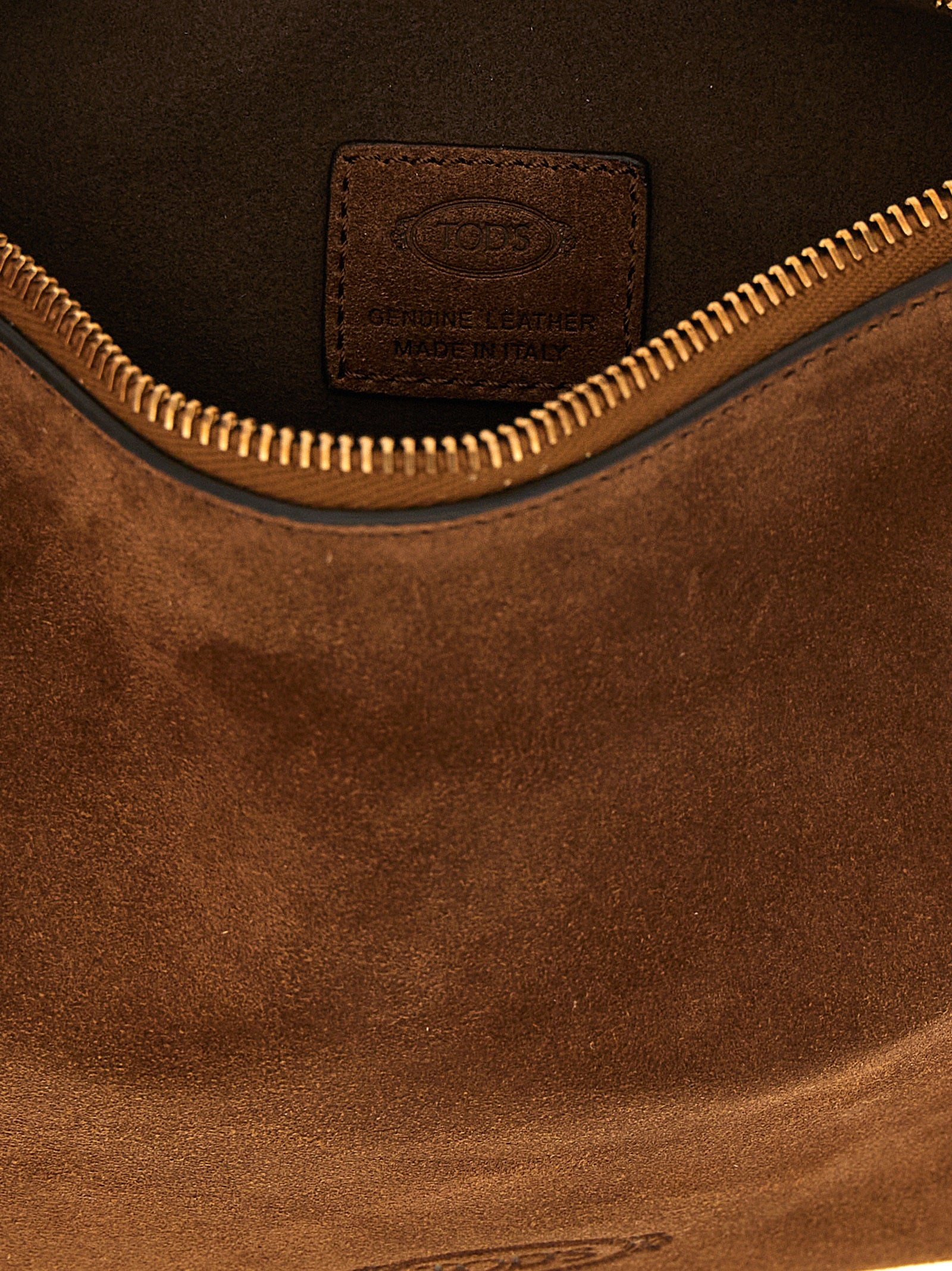 Bolso de hombro Tod's de piel de becerro marrón
