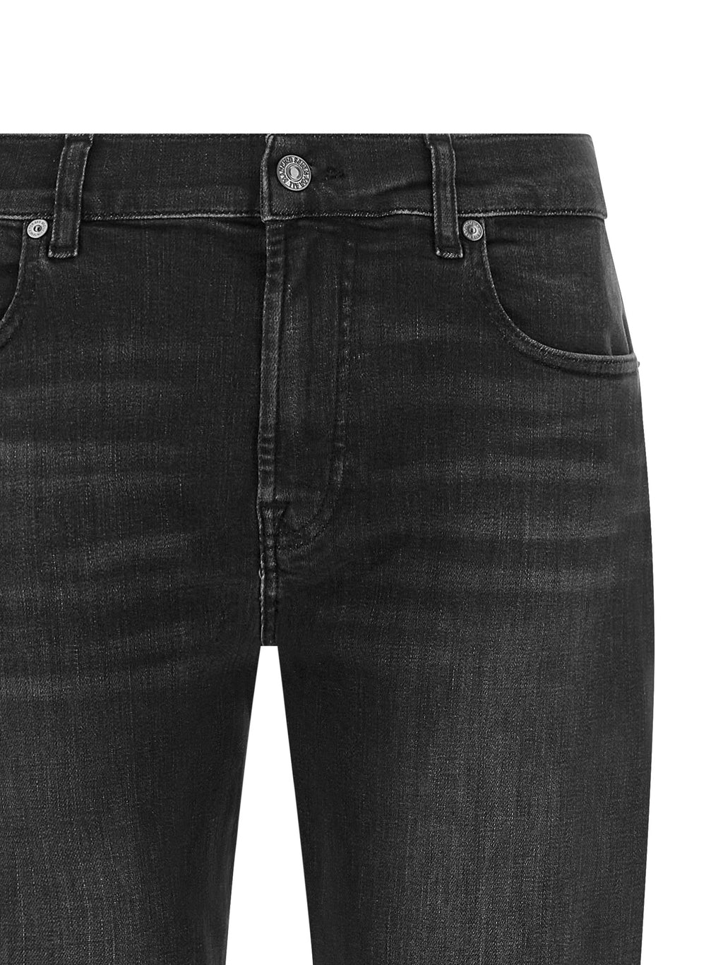 Vaqueros 7 For All Mankind de algodón negro de corte relajado