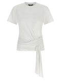 7 For All Mankind White Lyocell T-Shirt