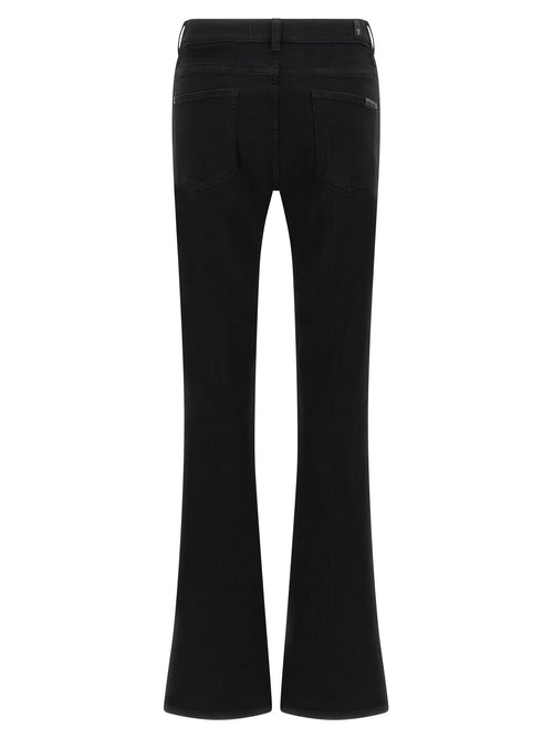 7 For All Mankind Jeans Bootcut de Algodón Negro