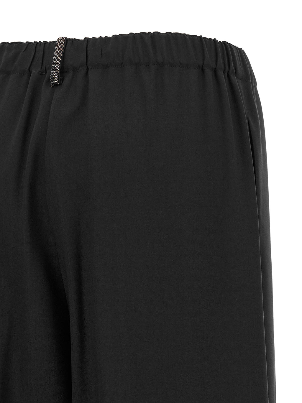 Fabiana Filippi Pantalones casuales de lana virgen negros