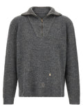 Cárdigan de lino gris Maison Margiela