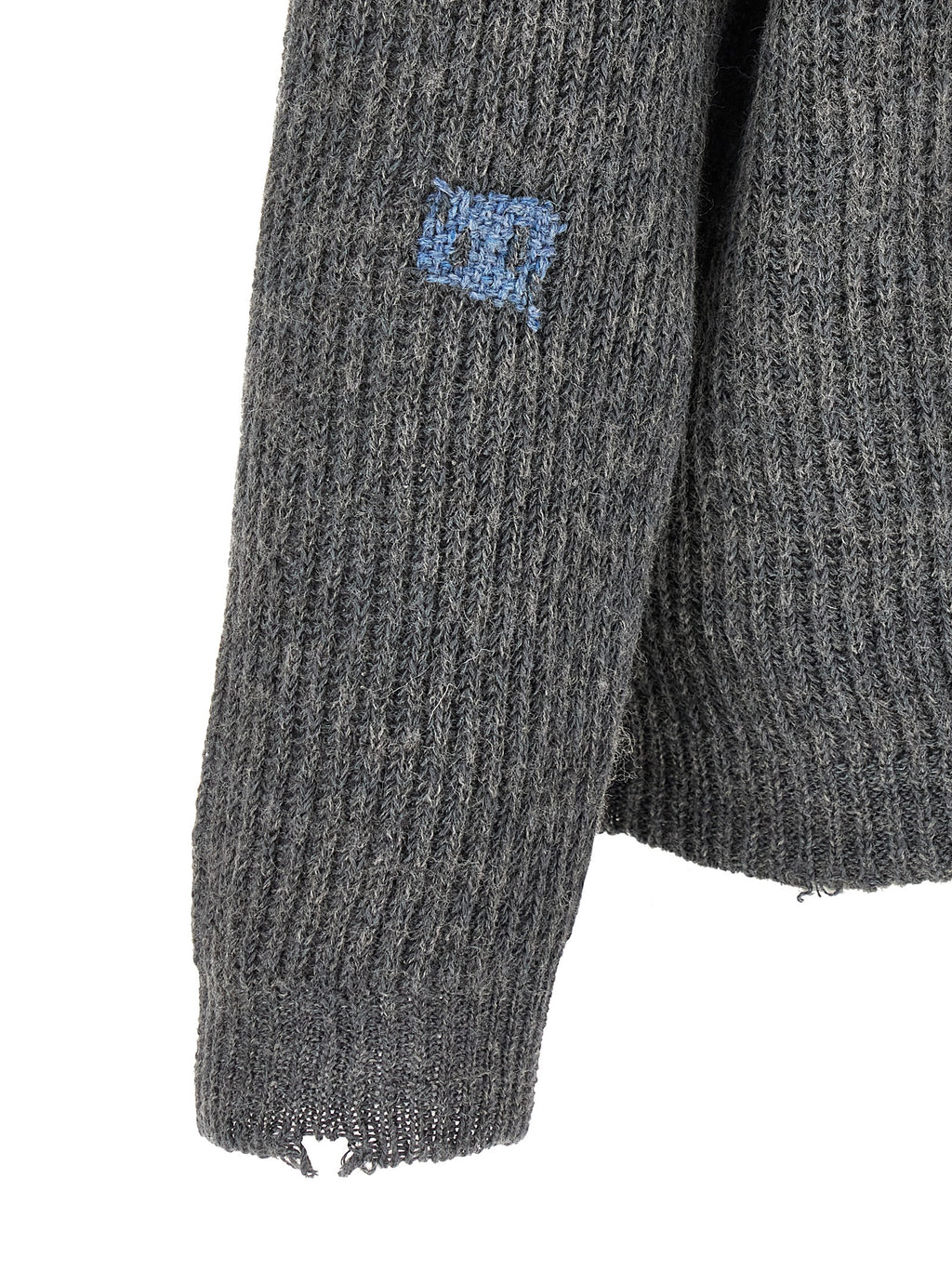 Cárdigan de lino gris Maison Margiela