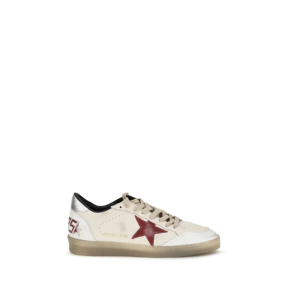 Zapatillas bajas Golden Goose de piel de becerro blanca Bos Taurus