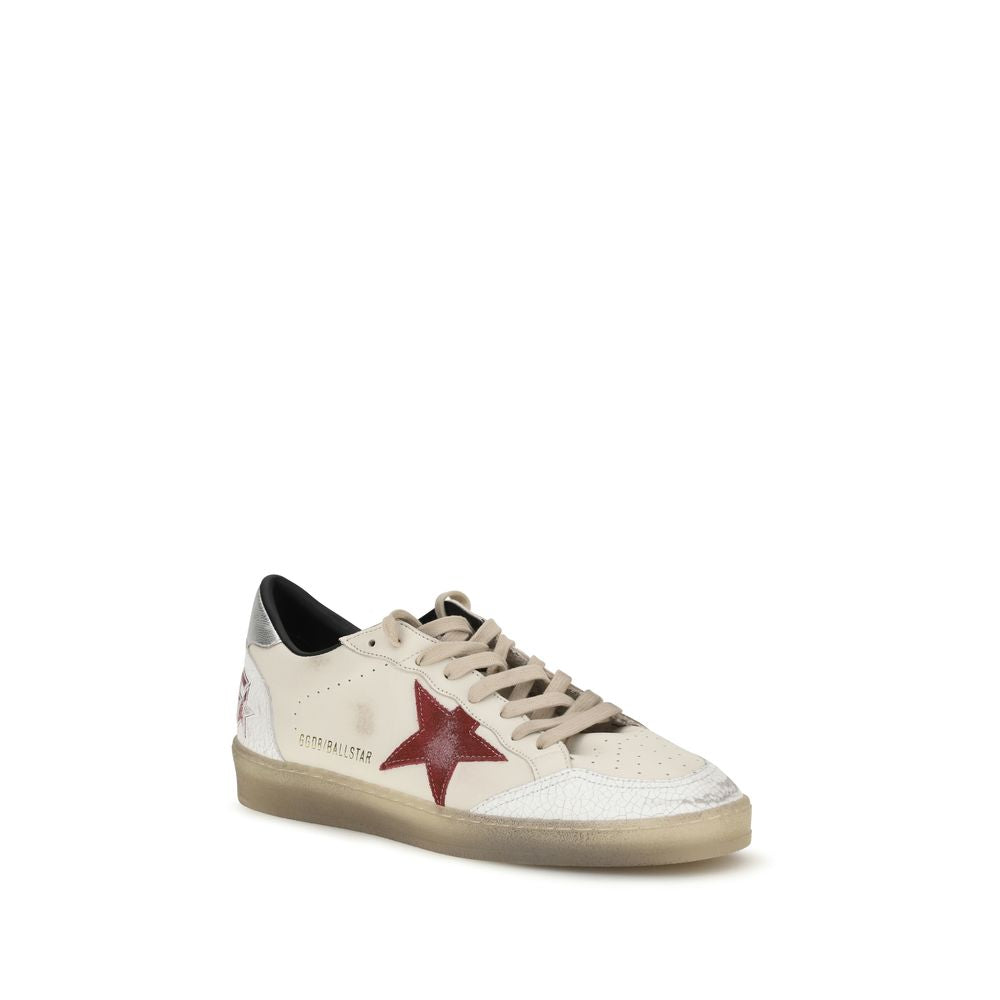 Zapatillas bajas Golden Goose de piel de becerro blanca Bos Taurus