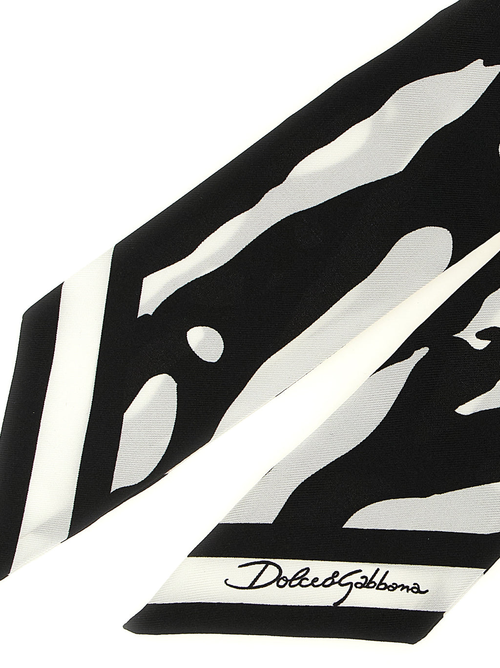 Foulard de seda bicolor Dolce & Gabbana
