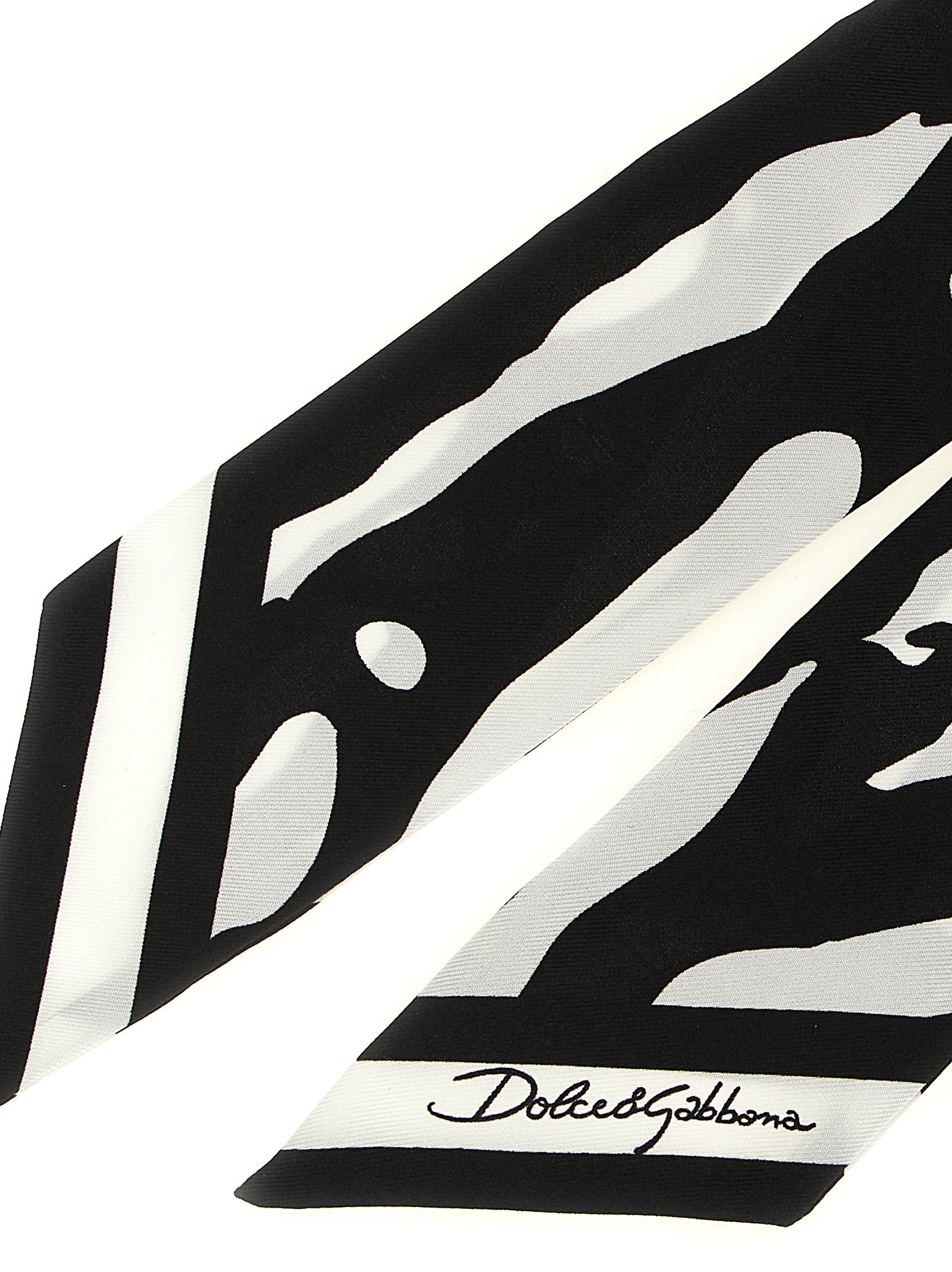 Foulard de seda bicolor Dolce & Gabbana