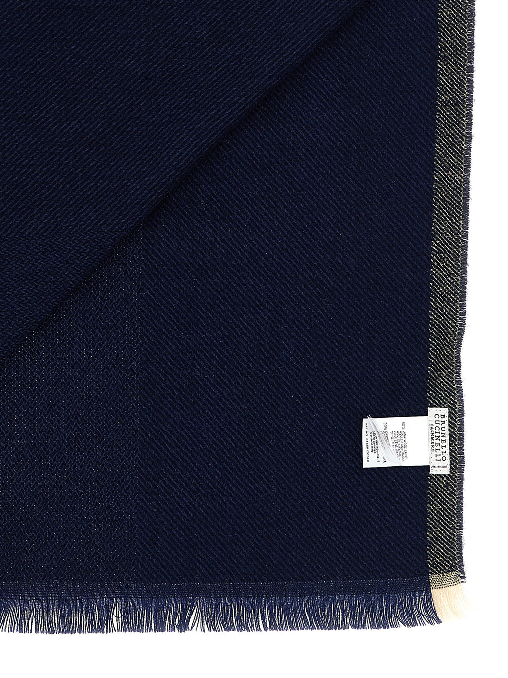 Brunello Cucinelli Bufanda de Lana Azul