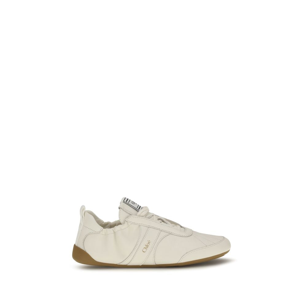 Zapatillas deportivas Chloé de tela beige