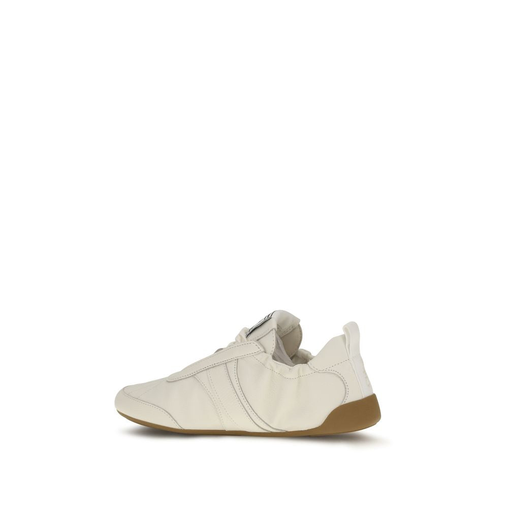 Zapatillas deportivas Chloé de tela beige