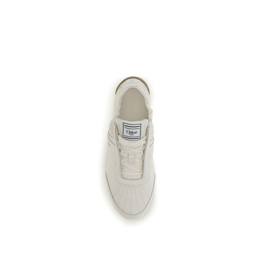 Zapatillas deportivas Chloé de tela beige