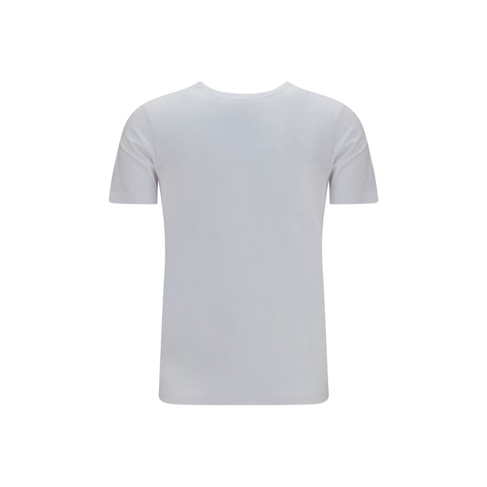 Camiseta de algodón blanco Maison Kitsuné