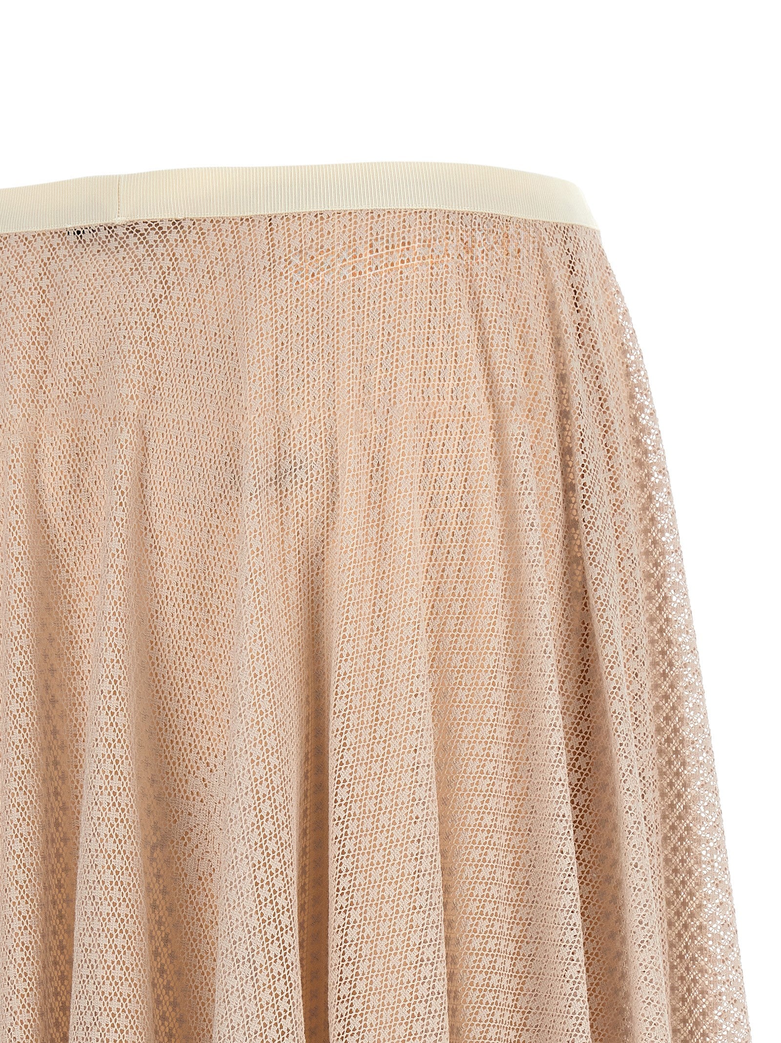 Falda midi de algodón multicolor Fabiana Filippi