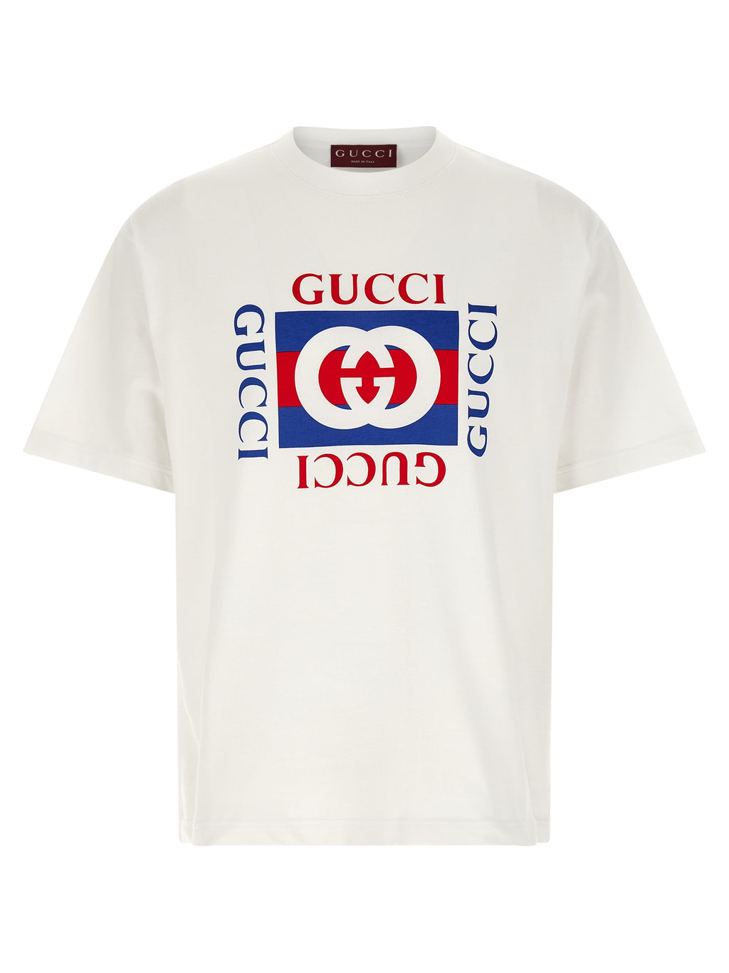 Camiseta Gucci de algodón blanco