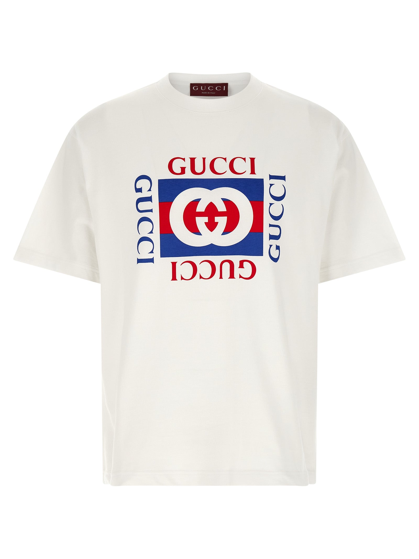 Camiseta Gucci de algodón blanco
