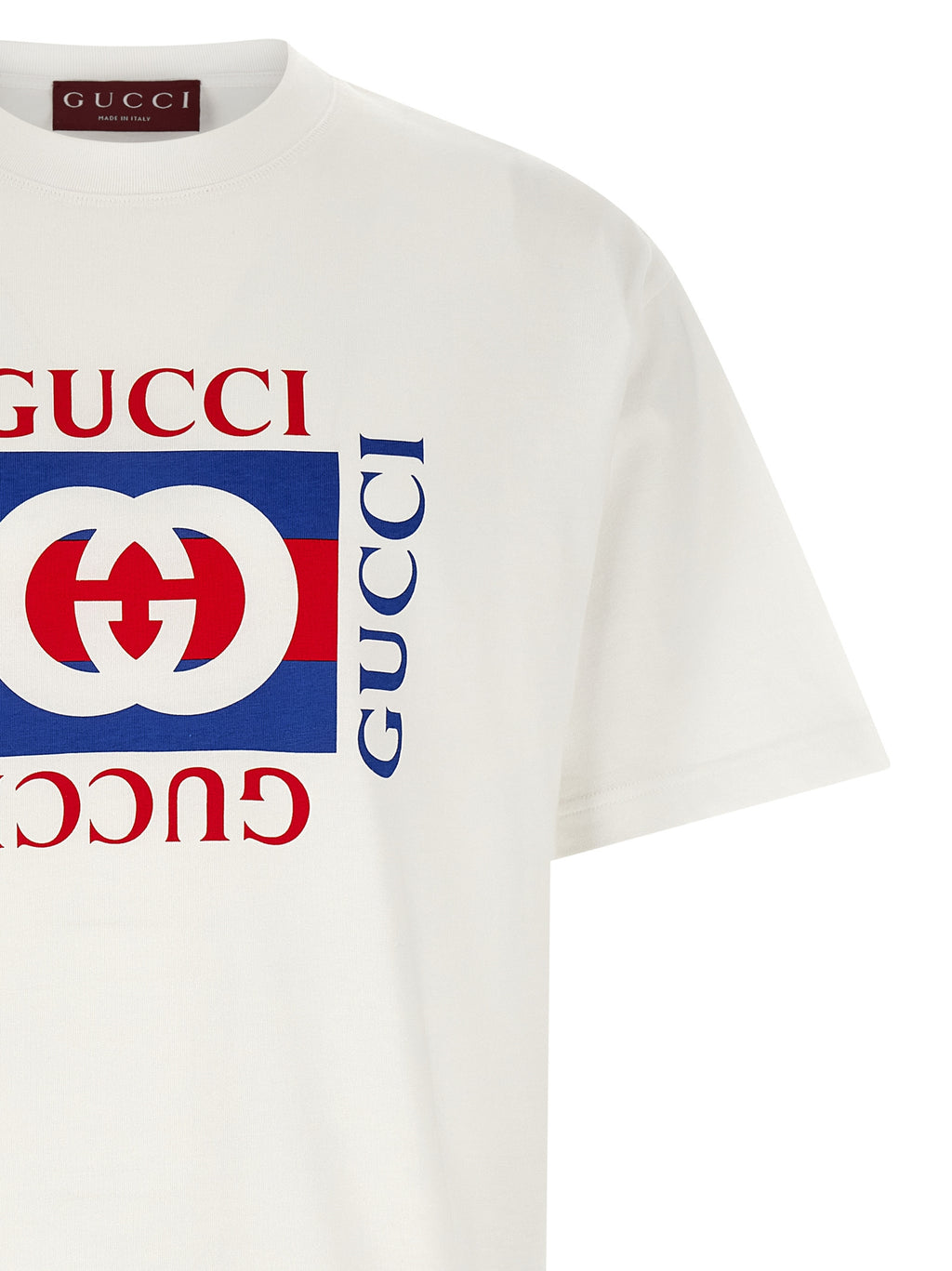 Camiseta Gucci de algodón blanco