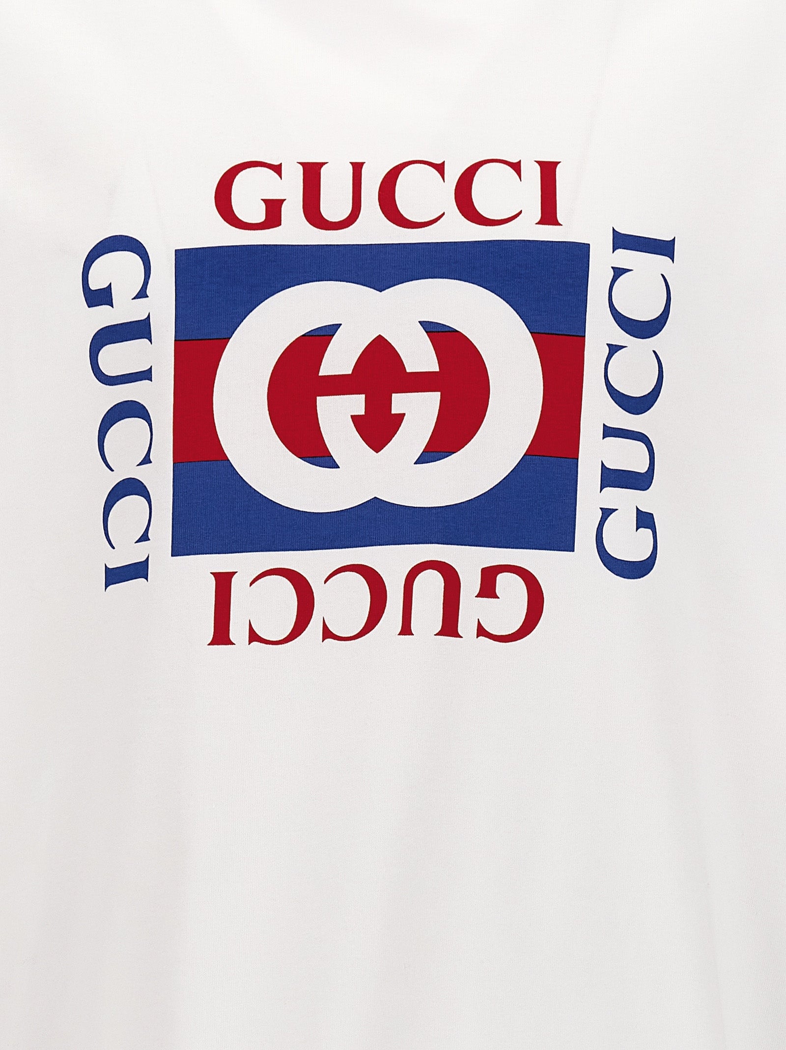 Camiseta Gucci de algodón blanco