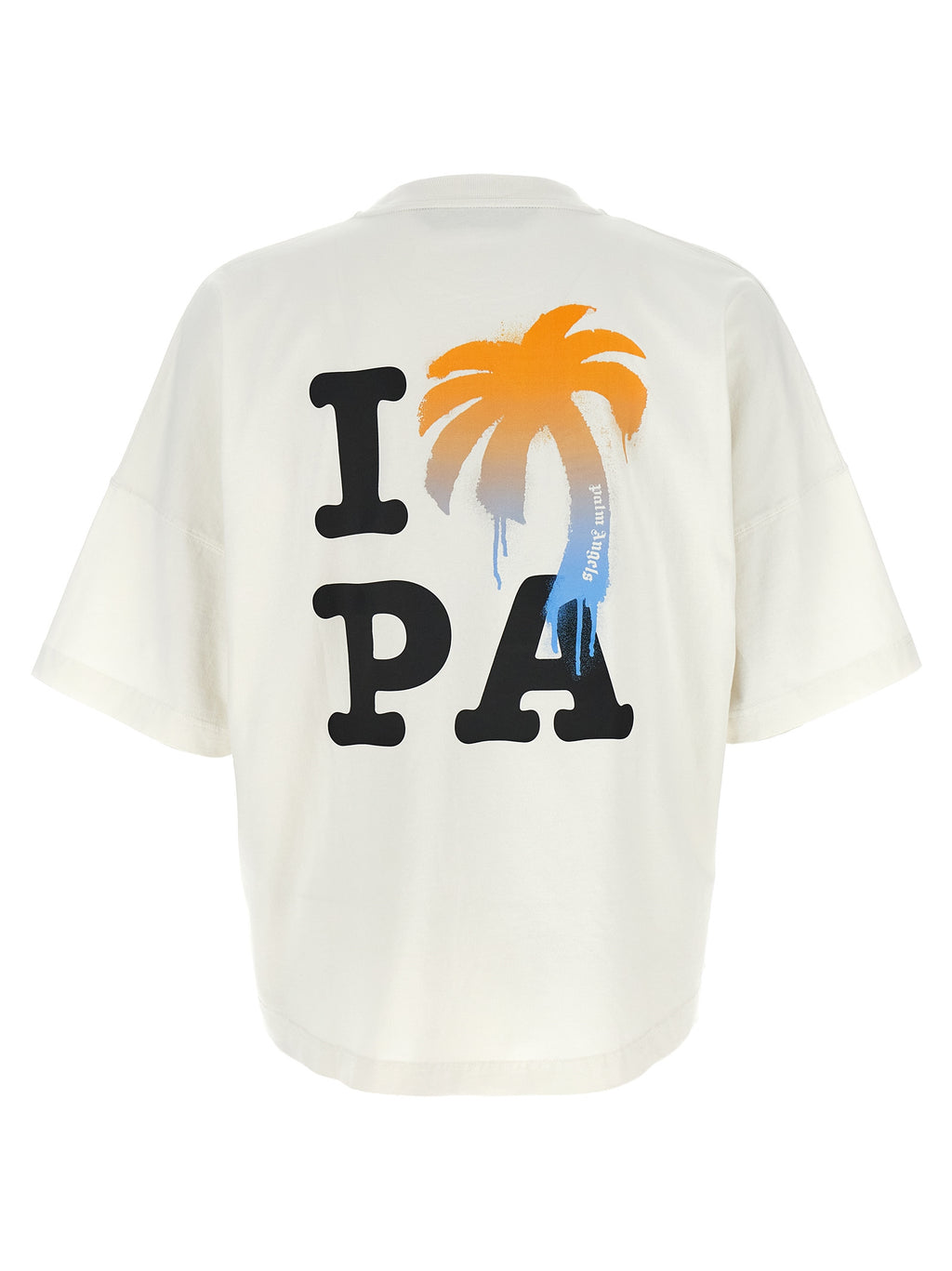 Camiseta Palm Angels de algodón blanco