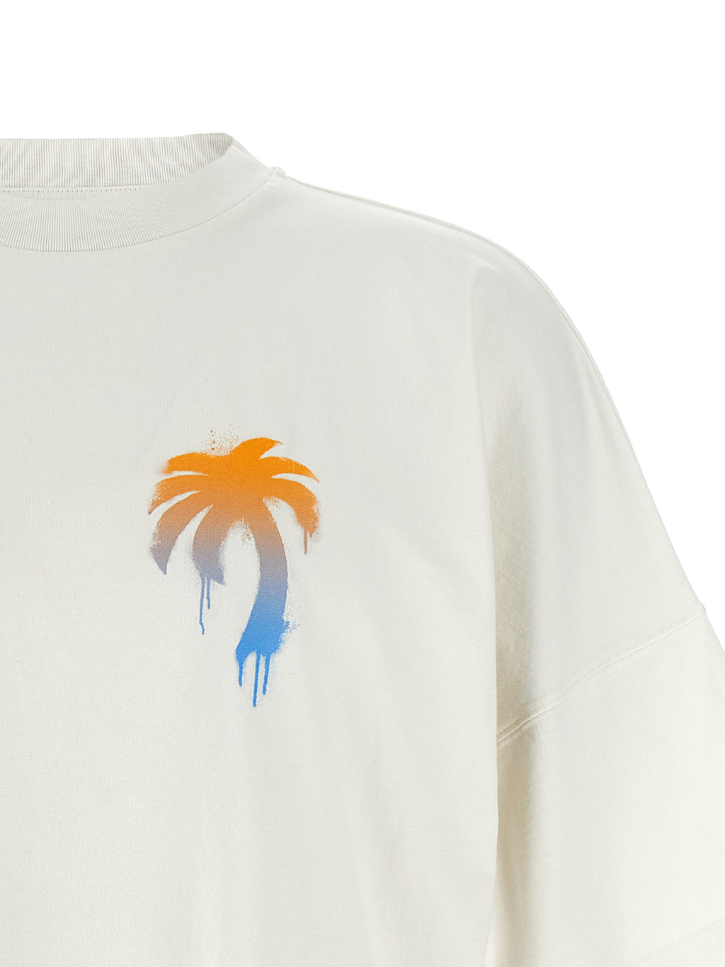 Camiseta Palm Angels de algodón blanco