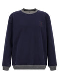 Sudadera azul de algodón Brunello Cucinelli