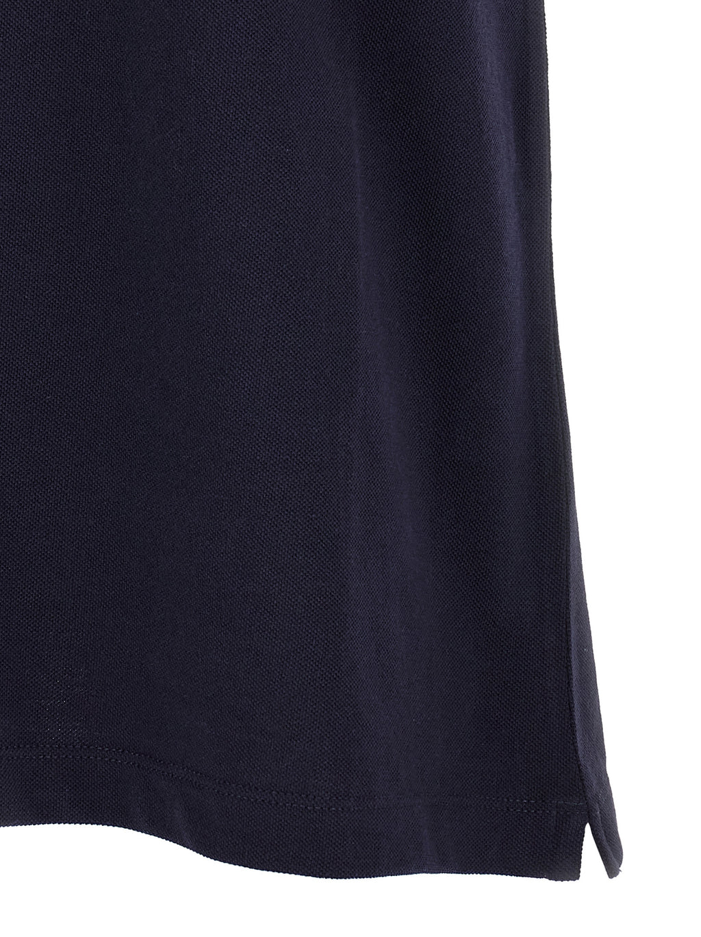 Polo azul de algodón de Brunello Cucinelli