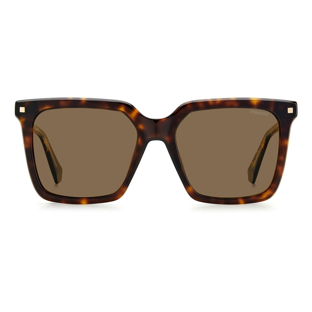 Gafas de sol Polaroid de acetato marrón