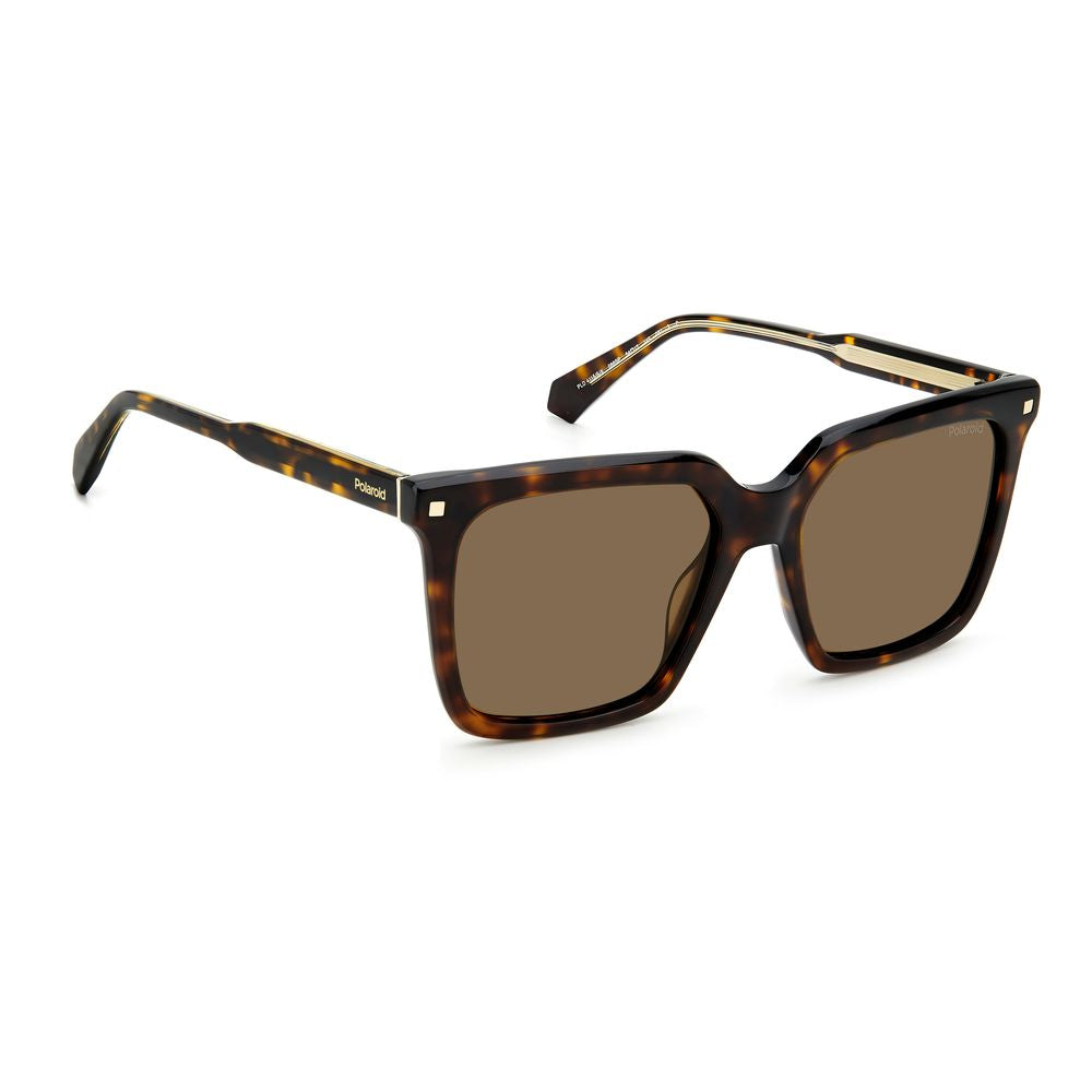 Gafas de sol Polaroid de acetato marrón