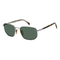 David Beckham Gray Metal Sunglasses
