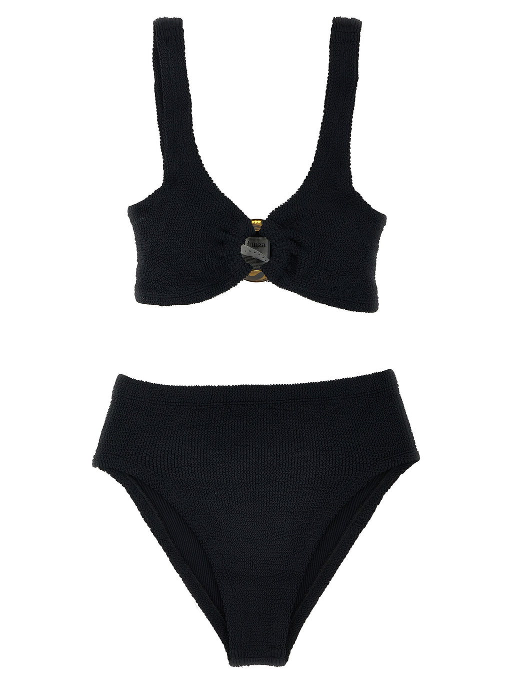 Bikini de nailon negro de Hunza G