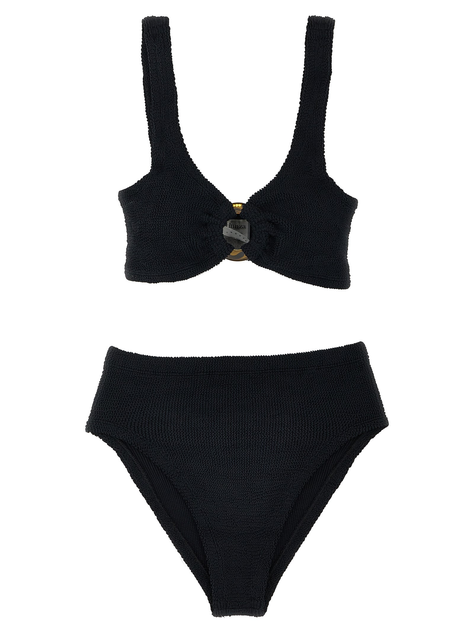Bikini de nailon negro de Hunza G