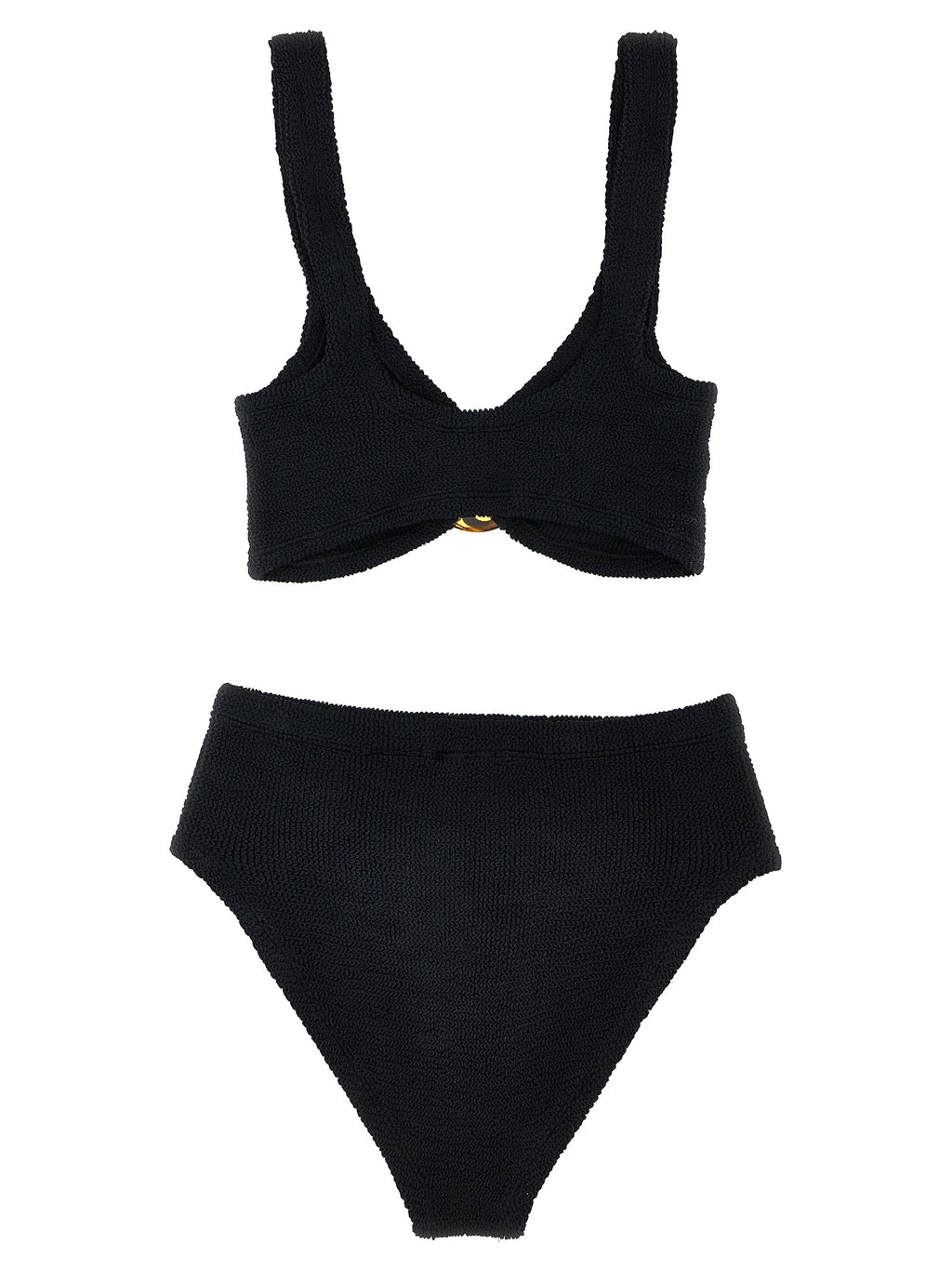 Bikini de nailon negro de Hunza G